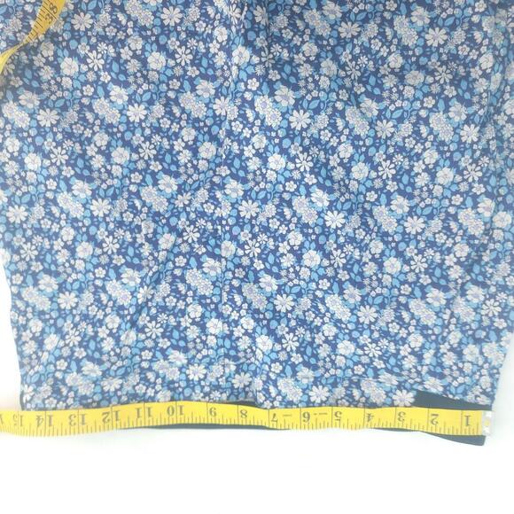 Uniqlo Blue White Floral Ankle Size 28 Pants - Picture 7 of 9